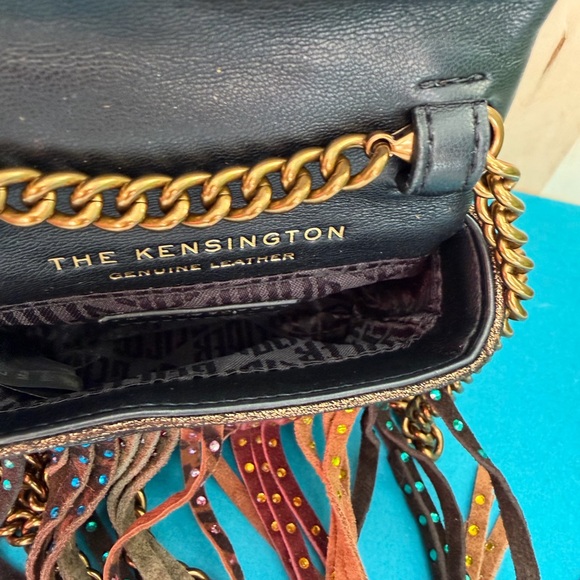 Kurt Geiger Leather Fringe Mini Bag - Picture 6 of 16